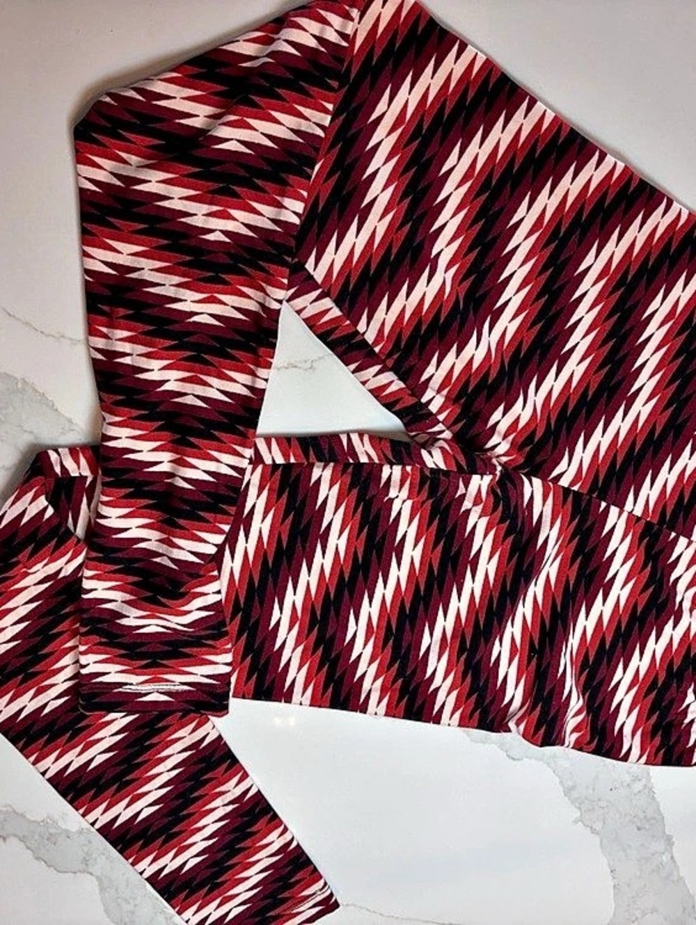 Rue21 Geometric Mini Dress in Red & Black